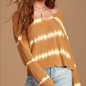 Lulus Tie Dye Sweater